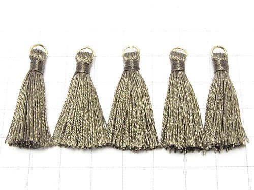 10pcs $2.39! Tassel Charm with Ring [S size] Moss Green 10pcs