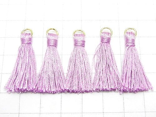 10pcs $2.39! Tassel charm with ring [small size] Lavender 10pcs