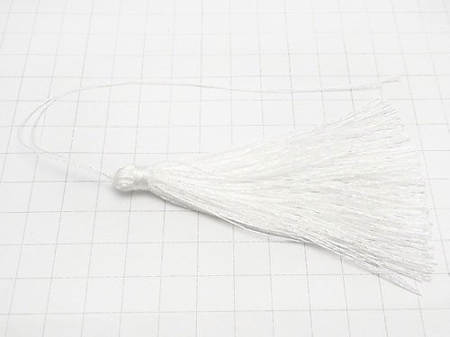 10pcs $3.79! Tassel Charm [L size] White 10pcs