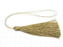 10pcs $3.79! Tassel Charm [L size] Olive 10pcs