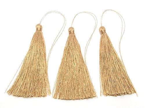 10pcs $3.79! Tassel charm [L size] Camel 10pcs