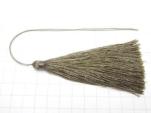 10pcs $3.79! Tassel Charm [L size] Moss Green 10pcs