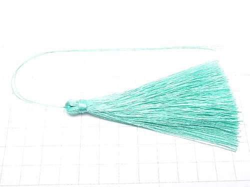 10pcs $3.79! Tassel Charm [L size] Mint Green 10pcs