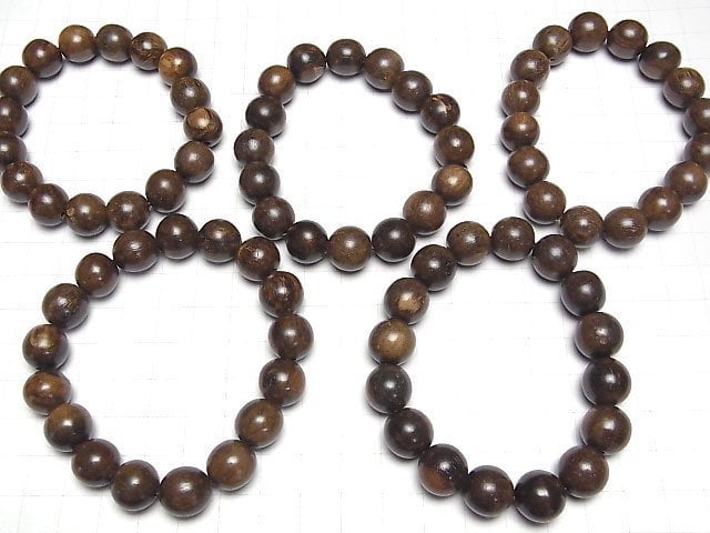 [Video] Malaysian Agarwood Round 12mm Bracelet