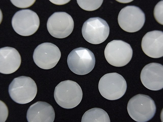 Moonstone, Rose, Round Gemstone Beads