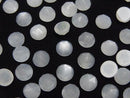 High Quality White Moonstone AAA Round Rose Cut 6x6mm 5pcs