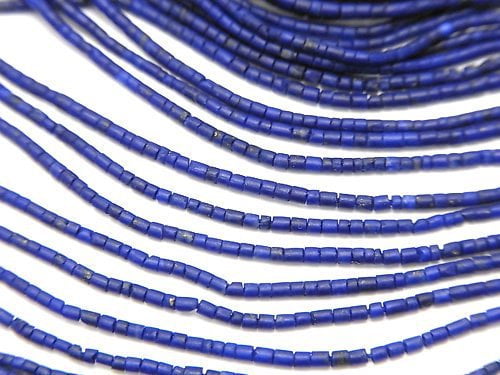 Lapis lazuli, Tube Gemstone Beads