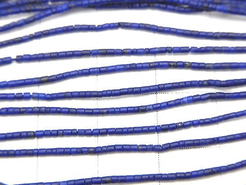 1strand $5.79! Lapislazuli AAA Tube (Heishi )1.2mm 1strand beads (aprx.14inch/34cm)