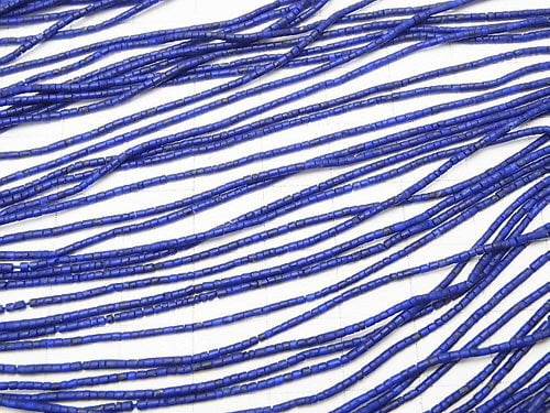 1strand $5.79! Lapislazuli AAA Tube (Heishi )1.2mm 1strand beads (aprx.14inch/34cm)