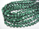 [Video]Malachite AAA Coin 12x12mm 1/4 or 1strand beads (aprx.15inch/36cm)