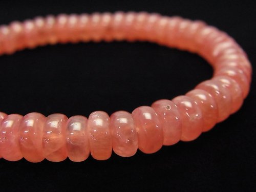 [One of a kind] High Quality Argentina Rhodochrosite AAA++ Roundel Bracelet NO.66