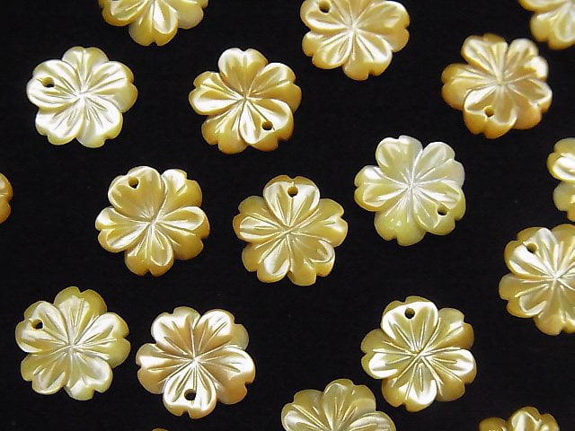 Flower, Mother of Pearl (Shell Beads) Pearl & Shell Beads