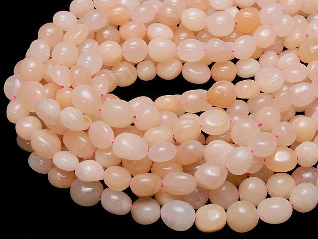 1strand $5.79! Pink Orange Aventurine AA ++ Nugget 1strand beads (aprx.15inch / 38cm)