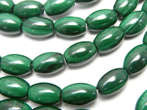 Malachite, Rice Gemstone Beads