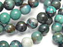 Accessories, Bracelet, Chrysocolla, Round Gemstone Beads