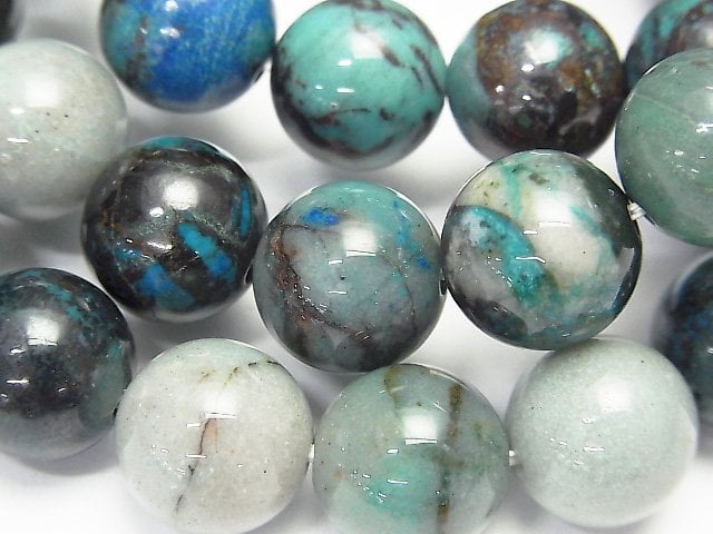 Accessories, Bracelet, Chrysocolla, Round Gemstone Beads