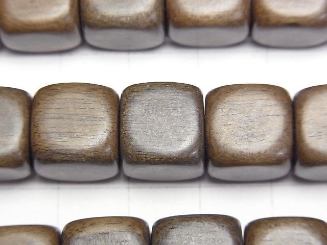 1strand $4.79! Gray wood Cube 12x12x12 mm 1strand beads (aprx.15inch / 38cm)