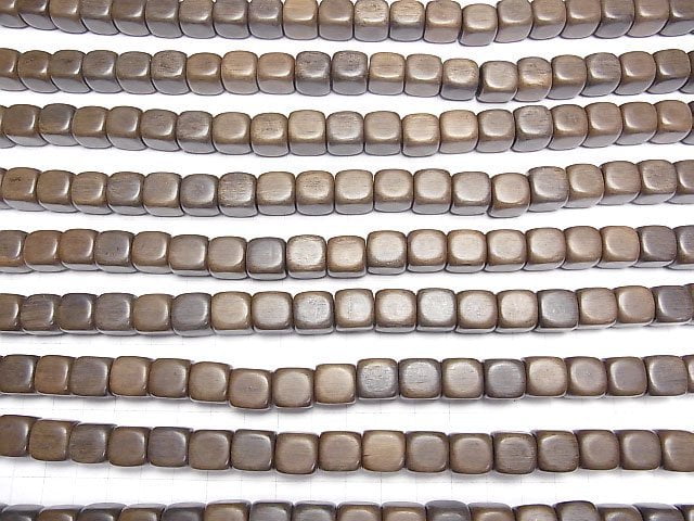 1strand $4.79! Gray wood Cube 12x12x12 mm 1strand beads (aprx.15inch / 38cm)