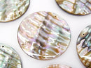 Coin, Mother of Pearl (Shell Beads) Pearl & Shell Beads