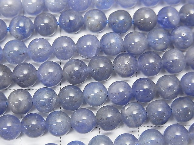 [Video] High quality Tanzanite AAA Round 6 mm 1/4 or 1strand beads (aprx.15 inch / 38 cm)