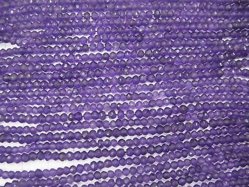 [Video]  1strand $13.99! Amethyst AA++ Faceted Button Rondelle  1strand beads (aprx.13inch/33cm)