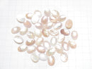 [Video] Pink Shell x Crystal AAA- Oval Faceted Cabochon 14x10mm 2pcs