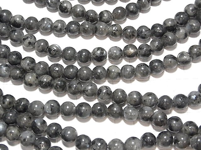 1strand $6.79! Larvikite Round 8mm [2mm hole] 1strand beads (aprx.15inch / 36cm)