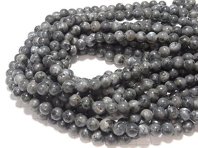 1strand $6.79! Larvikite Round 8mm [2mm hole] 1strand beads (aprx.15inch / 36cm)