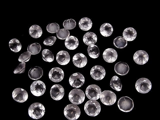 [Video]High Quality Rose Quartz AAA Loose stone Round Faceted 10x10mm 4pcs