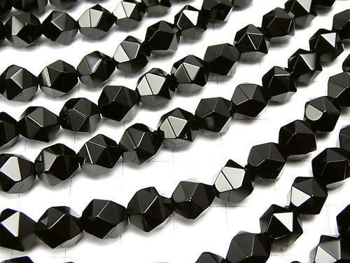 1strand $6.79! Onyx  24Faceted Round 8mm 1strand beads (aprx.15inch/36cm)