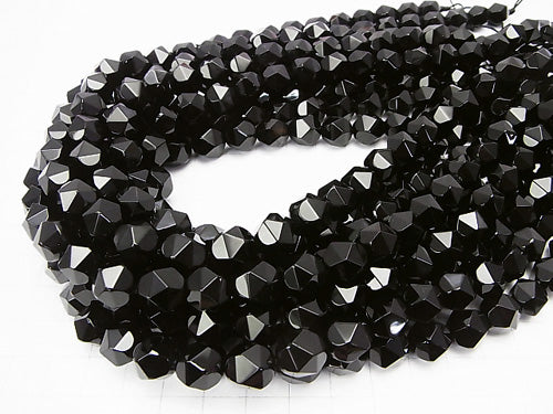 1strand $7.79! Onyx  24Faceted Round 10mm 1strand beads (aprx.15inch/36cm)