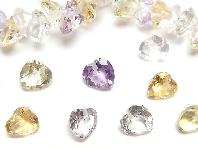 Accessories, Bracelet, Heart, Mixed Stone Gemstone Beads