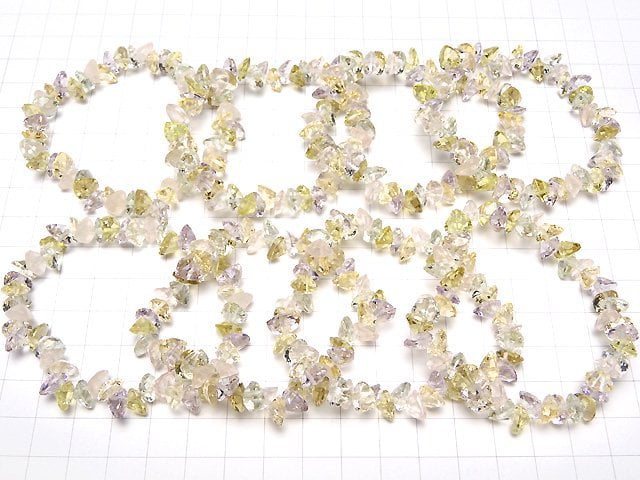 [Video]High Quality Mixed Stone AAA Heart cut 8x8mm 1/4strands -Bracelet