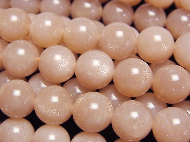 Moonstone, Round Gemstone Beads