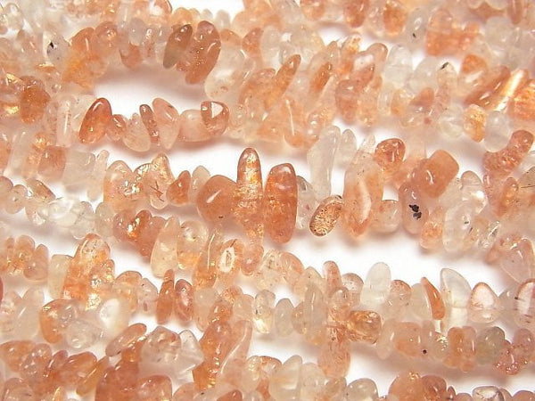 [Video]Sunstone AA++ Chips (Small Nugget) 1strand beads (aprx.30inch/76cm)