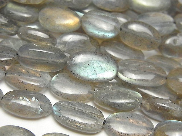 Labradorite, Nugget, Oval Gemstone Beads