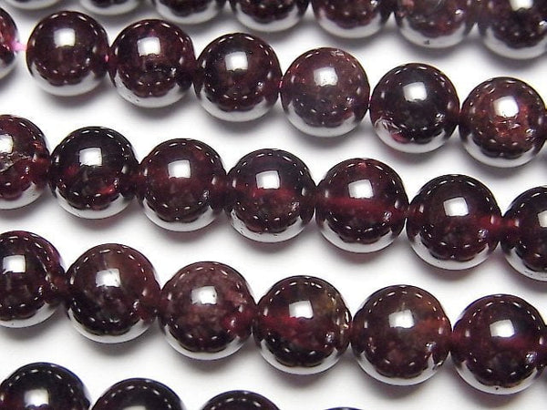 Garnet, Round Gemstone Beads