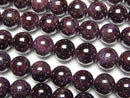[Video]Garnet AA Round 8mm half or 1strand beads (aprx.15inch/36cm)
