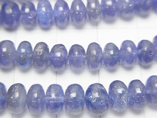 [Video] [One of a kind] High Quality Tanzanite AAA Roundel 1strand beads (aprx.15inch / 38cm) NO.2