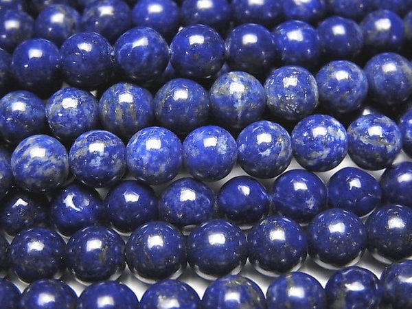 Lapis lazuli, Round Gemstone Beads