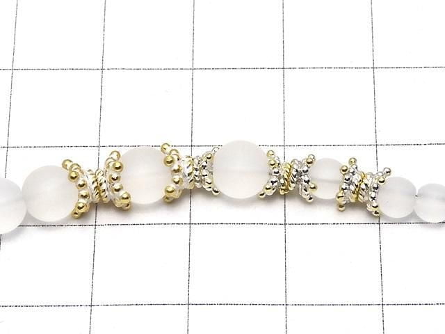 Silver925 Antique Gold Finish Bead Caps 5mm,6mm 3pcs