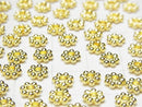 Silver925 Rondelle Daisy 4mm,5mm,6mm 18KGP 10pcs