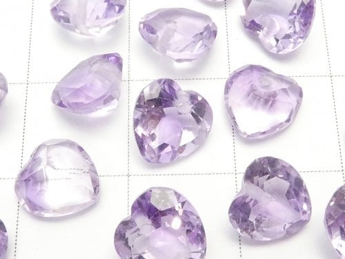 High Quality Light color Amethyst AAA Heart cut 7x7x4mm 1/4strands -Bracelet