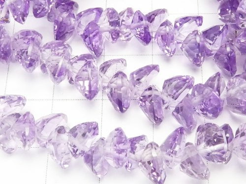 High Quality Light color Amethyst AAA Heart cut 7x7x4mm 1/4strands -Bracelet