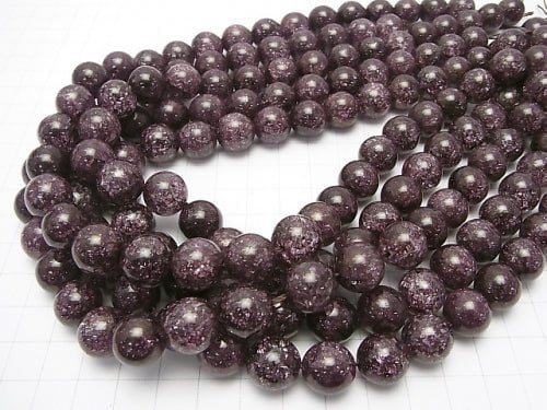 Red color 2 Cracked Crystal Round 12 mm half or 1 strand beads (aprx.15 inch / 37 cm)