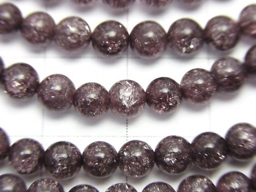 [Video] 1strand $5.79! Dark brown color Cracked Crystal Round 4mm 1strand beads (aprx.15inch / 37cm)