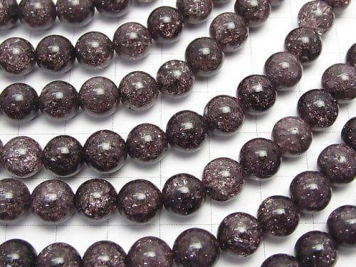 1strand $7.79! Dark brown color Cracked Crystal Round 8mm 1strand beads (aprx.15inch / 36cm)