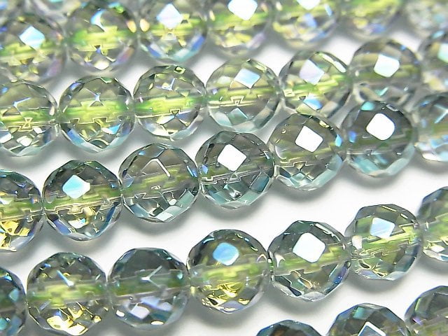 Faceted Round, Flash Crystal Gemstone Beads