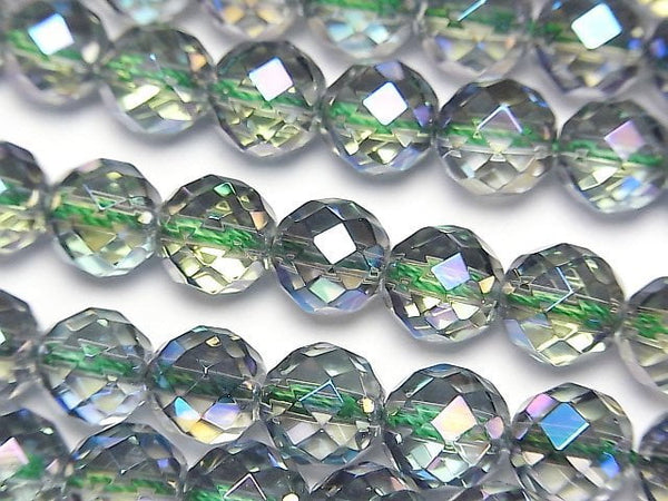 Faceted Round, Flash Crystal Gemstone Beads