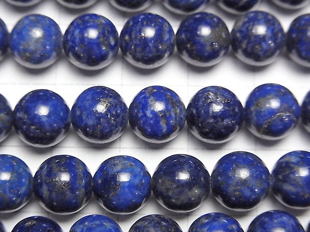 [Video]Lapislazuli AA Round 8mm half or 1strand beads (aprx.15inch/36cm)